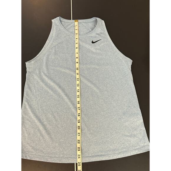 Nike Women's Dri-FIT Blue Training Tank Top - Size Medium - Picture 7 of 8